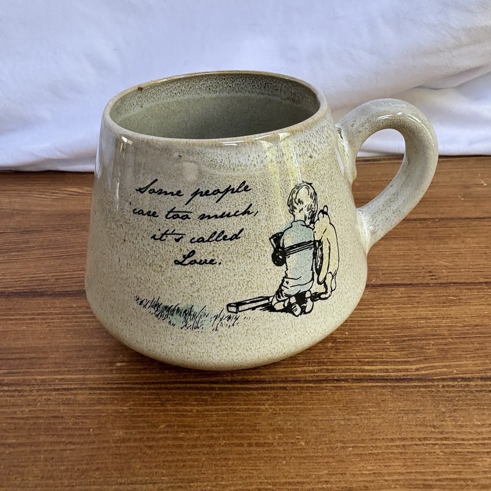 Modern Gourmet Foods Winnie the Pooh Stoneware Mug Some People Care Too Much